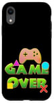 Coque pour iPhone XR Game Over Vintage Retro Jeux Vidéo Gaming