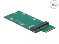 Delock Adapter M.2 Key B+M to Mini PCIe slot (PCIe / USB) - grensesnittsadapter - M.2 Card - PCIe Mini Card