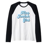 Nice Jewish Girl Raglan Baseball Tee