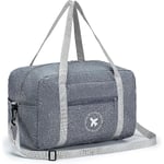 Kabinväska 40x20x25 cm för Ryanair Godkänd storlek Fällbar Handbagage Resväska Underse[HK] A-grey40x20x25cm