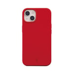 aiino Coque Allure pour iPhone 13, Coque en Silicone Liquide avec Aimant intégré pour iPhone 13, Antichoc et Anti-Griffes, Crochet et alignement magnétique, Rouge