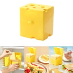 Creative Cheese Storage Container Flip Cover Cheese Box  for Refrigerator