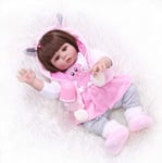 Reborn Baby Dolls 55 Cm 22 'Main Silicone Souple Réaliste Reborn Babies Filles Jouet De Bain Imperméable À l'eau Réaliste Bébé Poupée Toddler pour Enfant de 3 Ans + Jouets