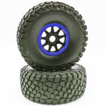 FTX DR8 Wheel and Tyre Set 1 Pair - Blue