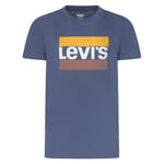 T-shirt Junior Garçon Levi's® Enfant Sportswear Logo Tee coton avec manches courtes et col rond bleu