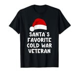 Christmas Santa's Favorite Cold War Veteran Funny Pajama T-Shirt