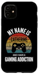 Coque pour iPhone 11 Mon nom est Catherine et j'ai un ajout de jeu