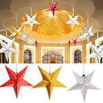 Large Star Hanging Lamp Shade Paper Lantern Ceiling Window Christmas Decor Gift