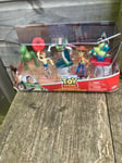 BNIB Toy Story Classic 5 Figurine Set 71579 Jakks Woody Buzz Aliens T-rex Jessie