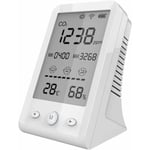 CO2 Meter Digital Température Humidité Capteur de capteur de l'air Qualité de l'air Moniteur Détecteur de dioxyde de Carbone Home Bureau