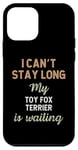 Coque pour iPhone 12 mini Adorable jouet Fox Terrier pour chien