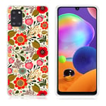 Samsung Deco Galaxy A31 kuoret - Eloisa Kukka Monivärinen