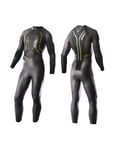 2XU A:1 Active Wetsuit Mens Black/Vibrant Green - XS