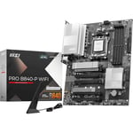 MSI Pro B840-P WiFi Carte mère ATX - pour processeurs AMD Ryzen 9000/8000 / 7000, AM5 - DDR5 Memory Boost (8000+ MT/s OC), PCIe 4.0 x16, M.2 Gen4, Wi-FI 7, 2.5G LAN