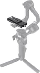 Plaque de dégagement rapide inférieure pour DJI Ronin RS 2/RSC 2-Stabilisateur de cardan compatible avec trépied Arca Swiss-Tête sphérique universelle pour appareil photo reflex numérique