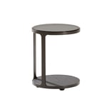 Poliform - Creek Coffee Table TCK042 Satin Champagne, Upper Top: Glossy, Sahara Noir - Lower Top: Matt, Grafite 04 - Småbord & sidebord - Jean-Marie Massaud - Flerfarget - Metall/Tre/Stein