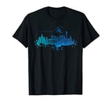 Liverpool skyline, World Football Souvenir city watercolor T-Shirt