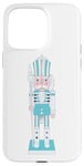 Coque pour iPhone 15 Pro Max Casse-noisette assortis vintage bleu Merry Christmas jouets