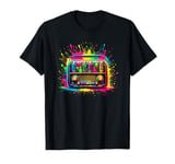 Splash Art Vintage Radio Antique Radios T-Shirt