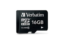 Verbatim - flash-minneskort - 16 GB - microSDHC