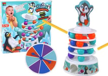 Leantoys Penguin Arcade Game Bollar Slide Tower Bollar