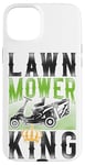 iPhone 15 Plus Lawn Mower Mowing Dad Father Landscaper Tractor Lawn Mower Case