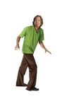 Rubie's Official Shaggy Costume, Scooby-Doo Mystery Inc, Mens Standard Size,Green/Dark Brown