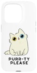 iPhone 15 Pro Purr-ty Please Funny Cat Pun Case