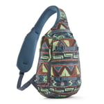 Patagonia Patagonia Atom Sling 8l - High Hopes Geo: Forge Grey - Unisex - OneSize- Naturkompaniet