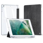 DUX DUCIS iPad 9,7" 5/6, iPad Air/Air 2 Tri-Fold etui med penrum - sort