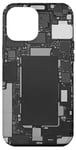 Coque pour iPhone 12 Pro Max Design classique de carte mère avec circuits électroniques