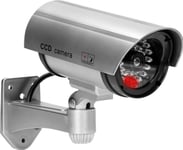 Orno Dummy Cctv-Kamera, Batteridriven, Silver