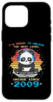 Coque pour iPhone 16 Pro Max Né en 2009 Birthday Panda Gaming Unlock The Next Level