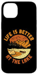 iPhone 14 Plus Rowing Row Boat Retro Vintage Life Is Better At The Lake Case