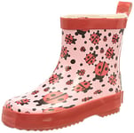 Playshoes Bottes En Caoutchouc Basses Raquettes a neige Mixte Enfant, Coccinelle, 32/33 EU