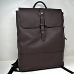 Ted Baker BEACH Leather backpack in Chocolate