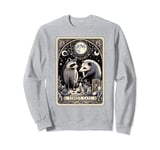 Street Cats Tarot Card Raccoon Opossum Witchcraft Possum Sweatshirt