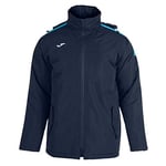 Joma S Anorak Trivor Mixte, Bleu Marine/Turquoise Fluo, S