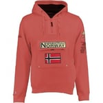 Geographical Norway Gymclass Sweat-shirt pour femme, corail, S