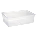 5five - boîte en plastique transparente 30l "store n box"