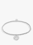 Joma Jewellery Christmas Cracker With Love Silver Plated Bracelet, Silver