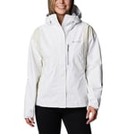 Columbia Hikebound Veste Imperméable Femme,White, Chalk 100,L