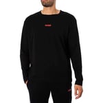 BOSS Men's Linked LS-Shirt Pyjama Longsleeve, Black1, M