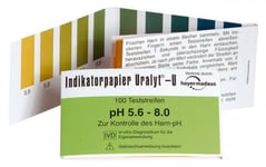 pH-papper, pH-indikatorpapper 100 remsor