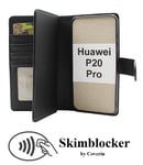 Skimblocker XL Wallet Huawei P20 Pro (CLT-L29) (Svart)