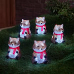 5 InLit Ice Fox Fairy String Lights Battery Powered Christmas Party Xmas