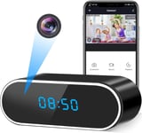 Camera Espion Wifi, 2,4G/5G Wifi Mini Caméra Cachée Réveil, 120° 1080P Hd Sans Fil Caméra Surveillance Avec Détection De Mouvement Vision Nocturne