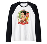 Frida Kahlo - Frida Khalo Cactus Frame Raglan Baseball Tee