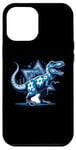 Coque pour iPhone 12 Pro Max Dinosaure juif T-Rex Hanoukka Menosaurus PJ