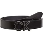 Ceinture Calvin Klein Jeans  re-lock inlay logo belt 30mm